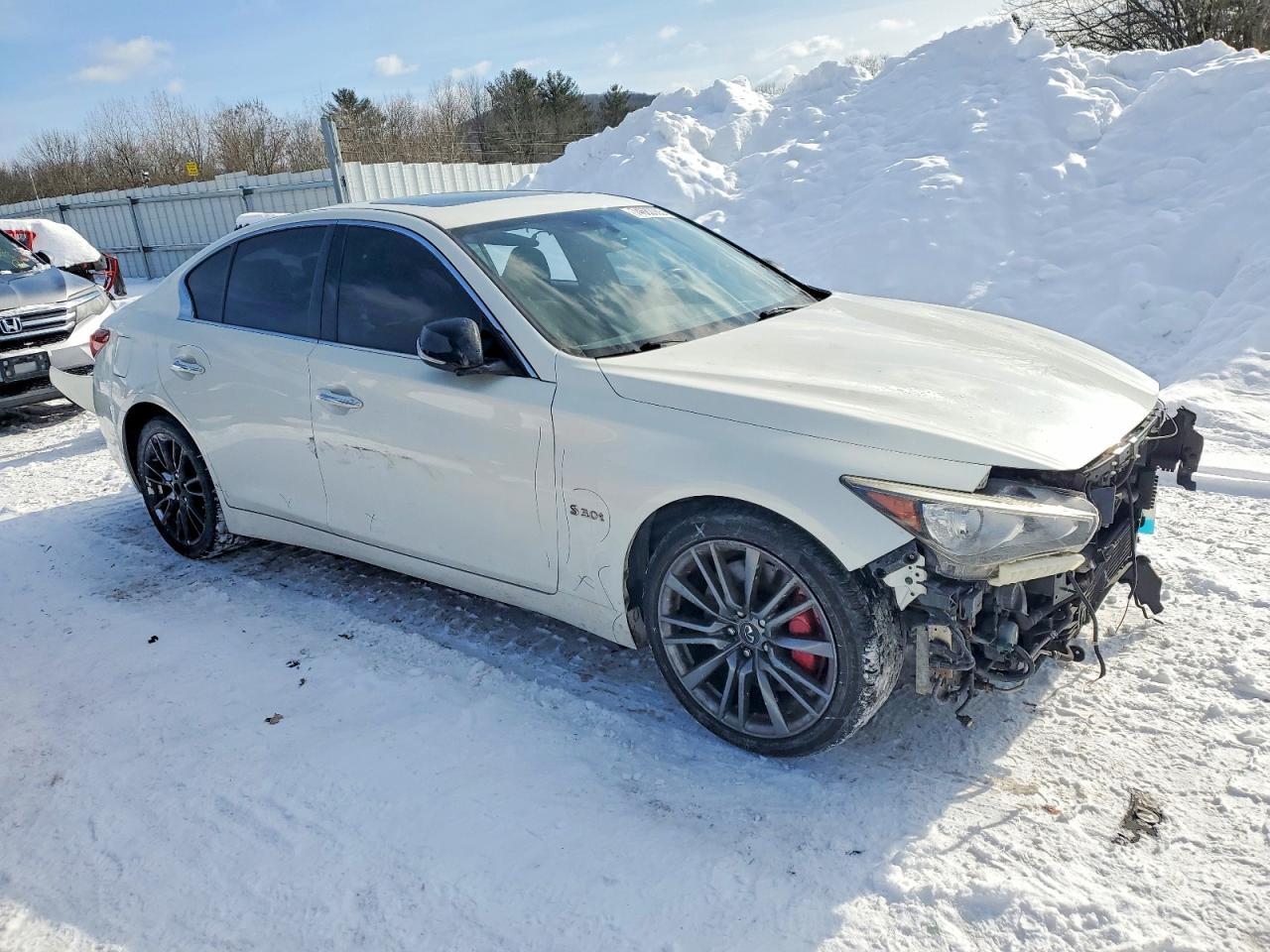 2018 Infiniti Q50 red Sport 400