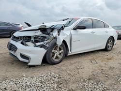 Salvage cars for sale from Copart Houston, TX: 2017 Chevrolet Malibu ls