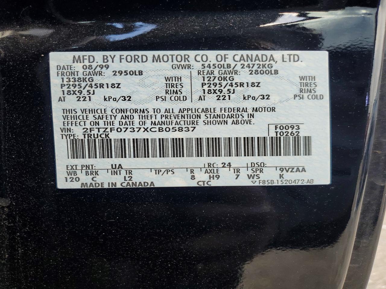 1999 Ford F150 SVT Lightning