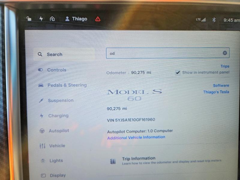 2016 Tesla Model s