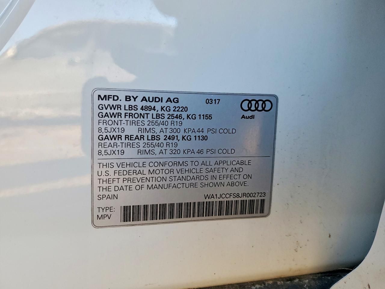 2018 Audi Q3 Premium Plus