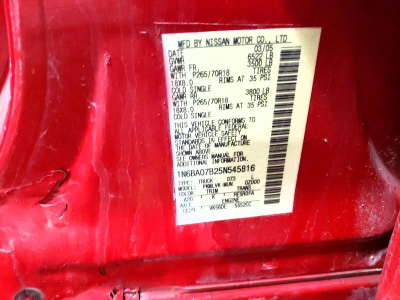 2005 Nissan Titan xe