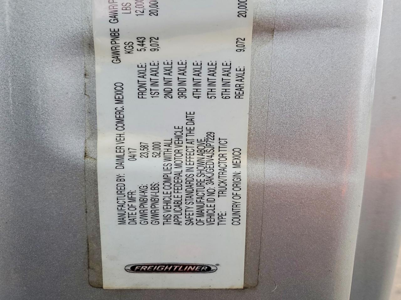 2018 Freigliner Cascadia 125