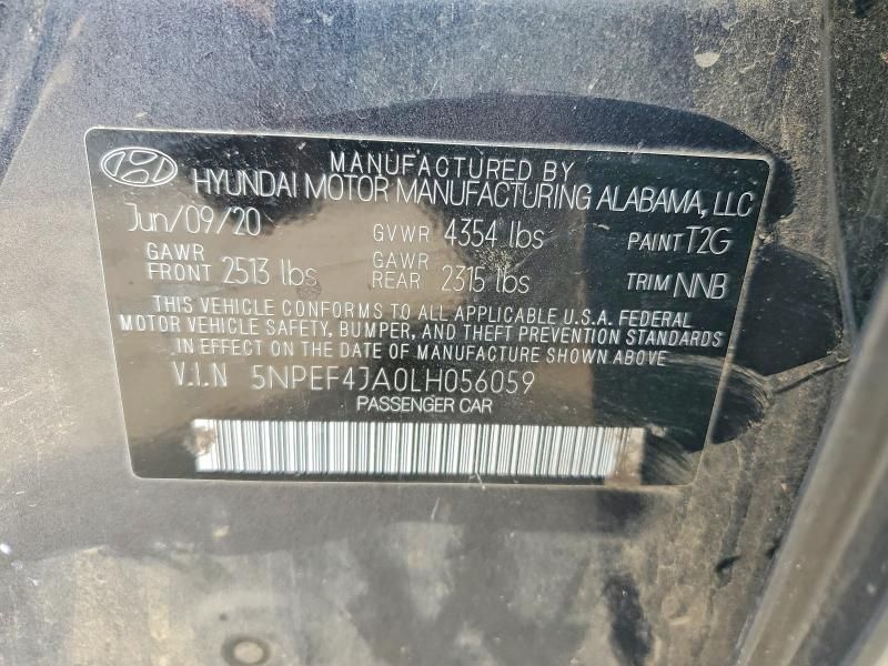 2020 Hyundai Sonata sel