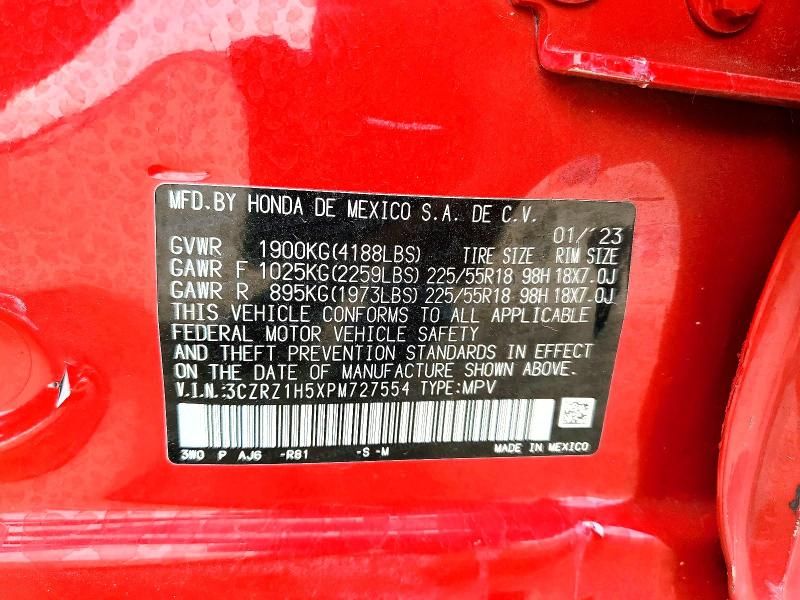 2023 Honda Hr-v Sport