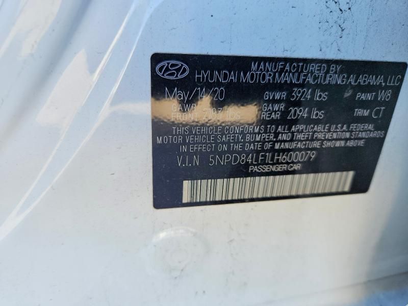 2020 Hyundai Elantra sel