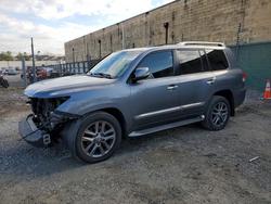 Lexus salvage cars for sale: 2014 Lexus Lx 570