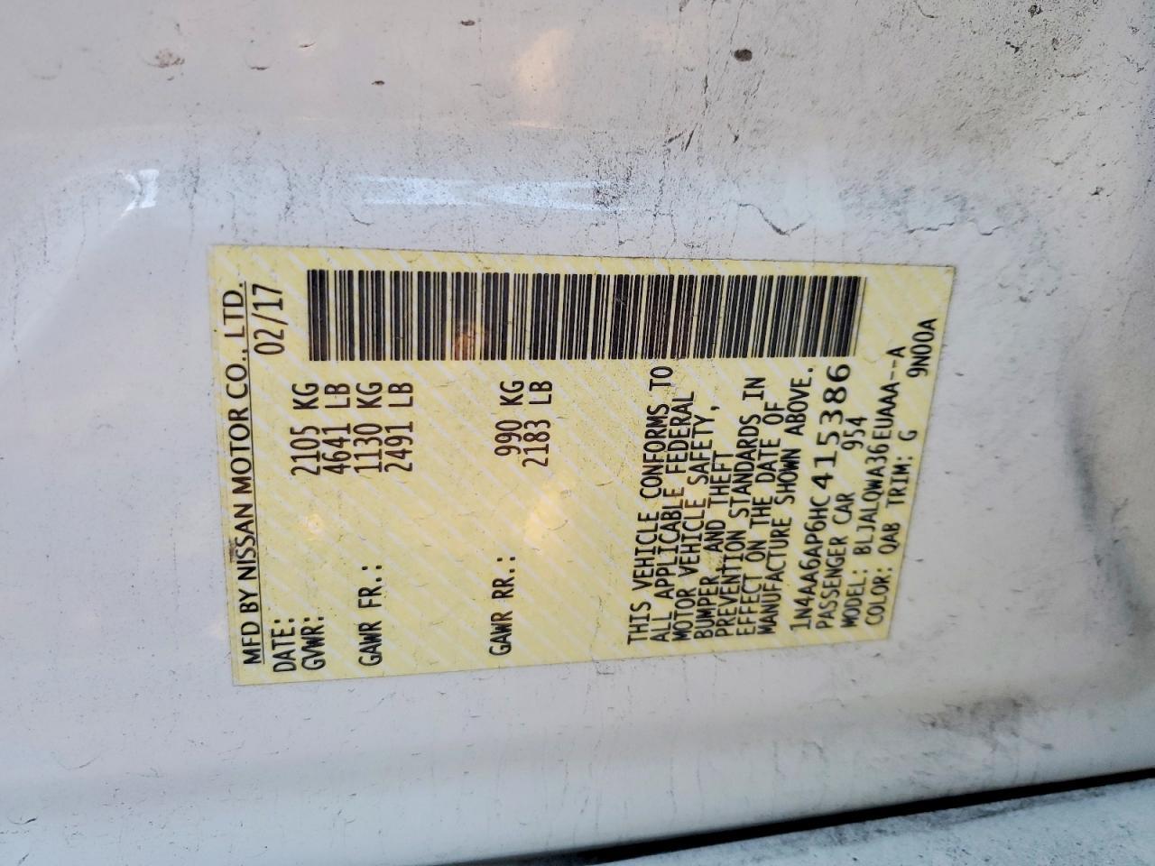 2017 Nissan Maxima 3.5s