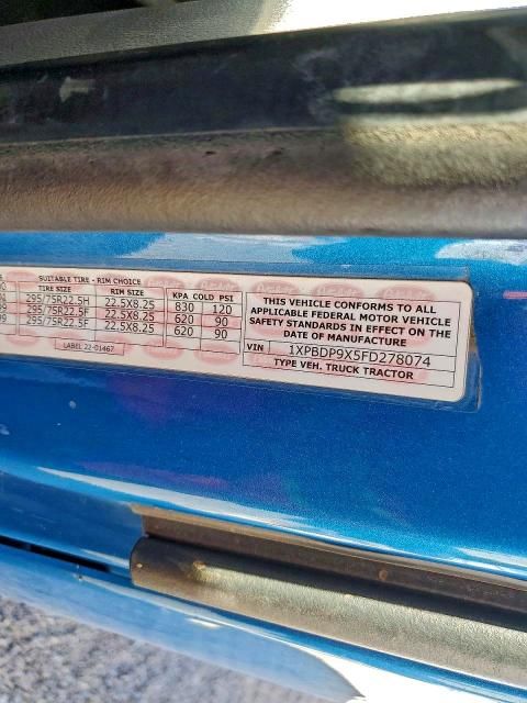 2015 Peterbilt 579 Semi Truck