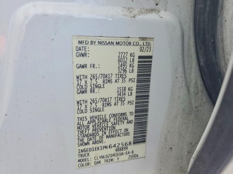 2023 Nissan Frontier s