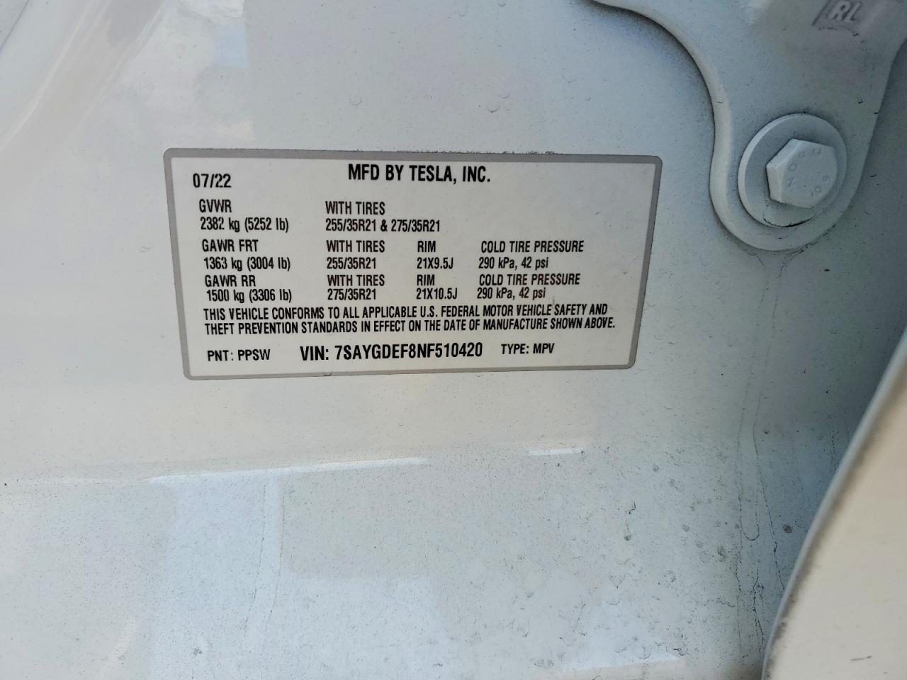 2022 Tesla Model y