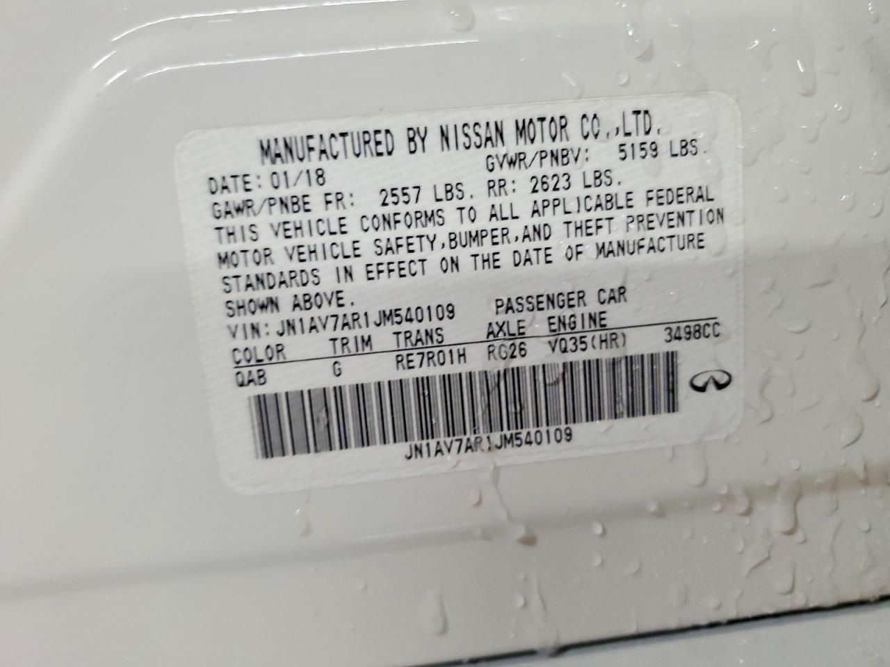 2018 Infiniti Q50 Hybrid Luxe