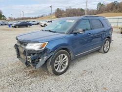 Ford salvage cars for sale: 2018 Ford Explorer xlt