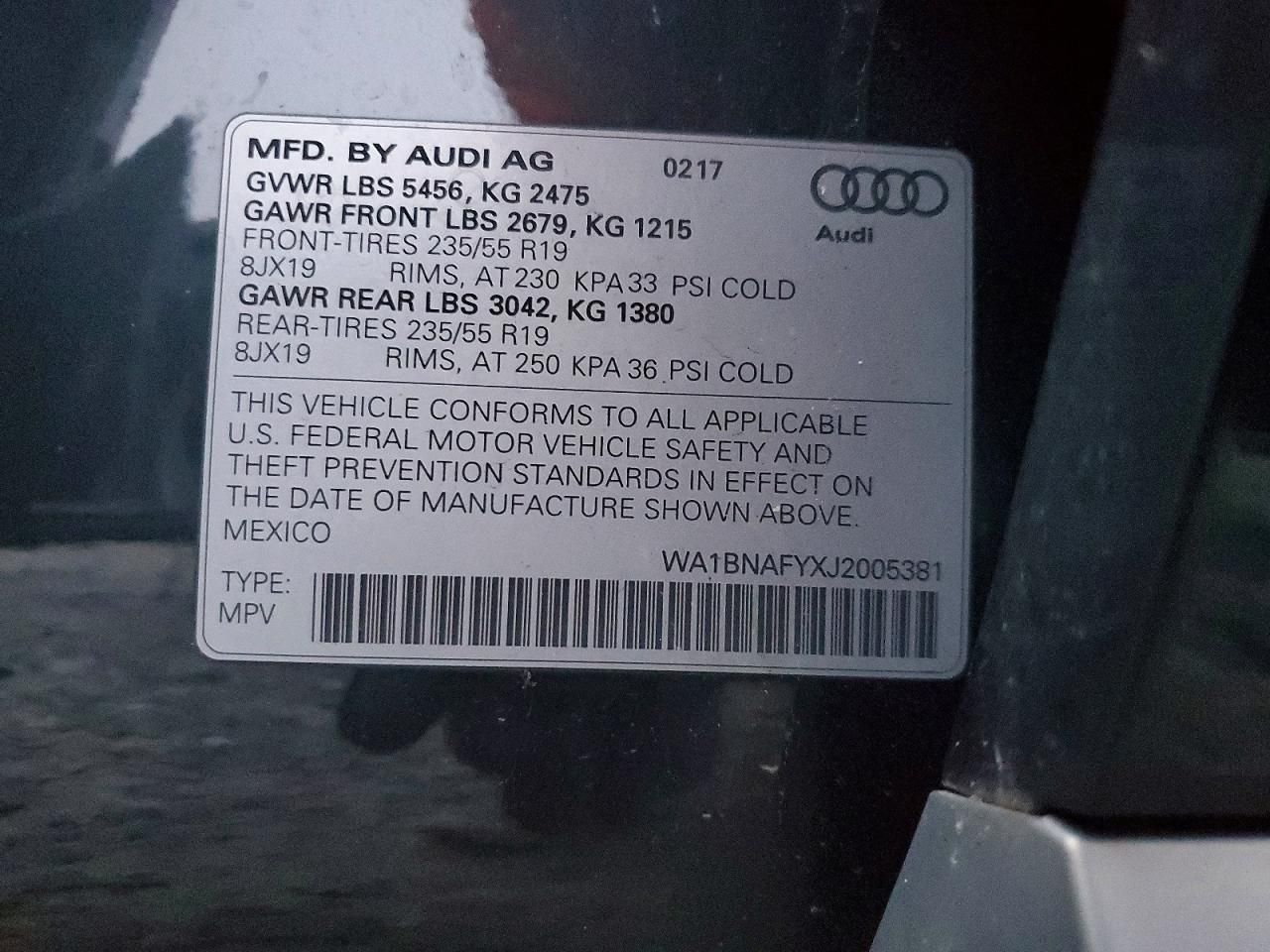 2018 Audi Q5 Premium Plus