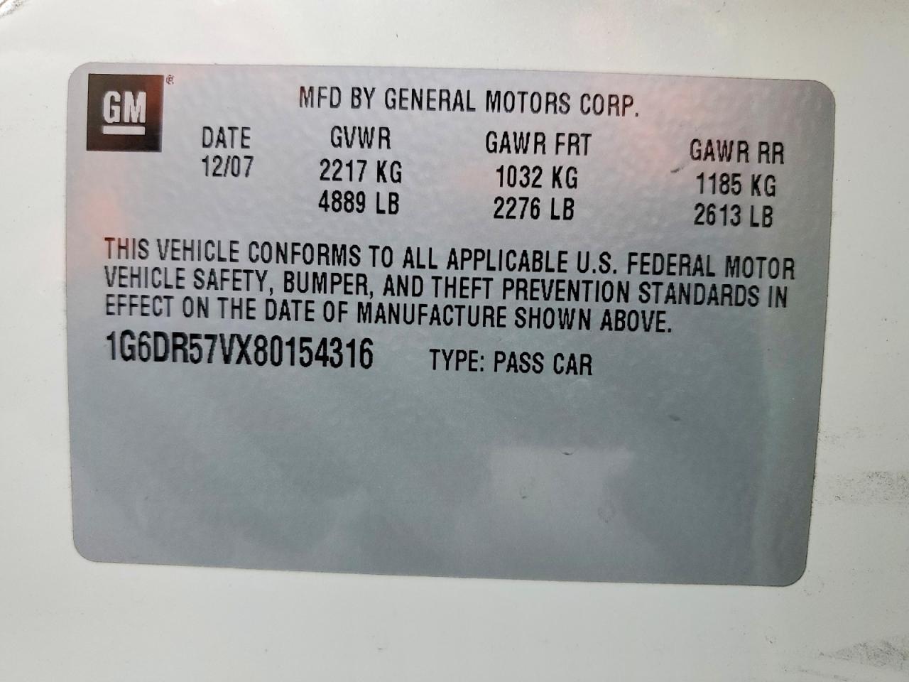 2008 Cadillac Cts hi Feature V6