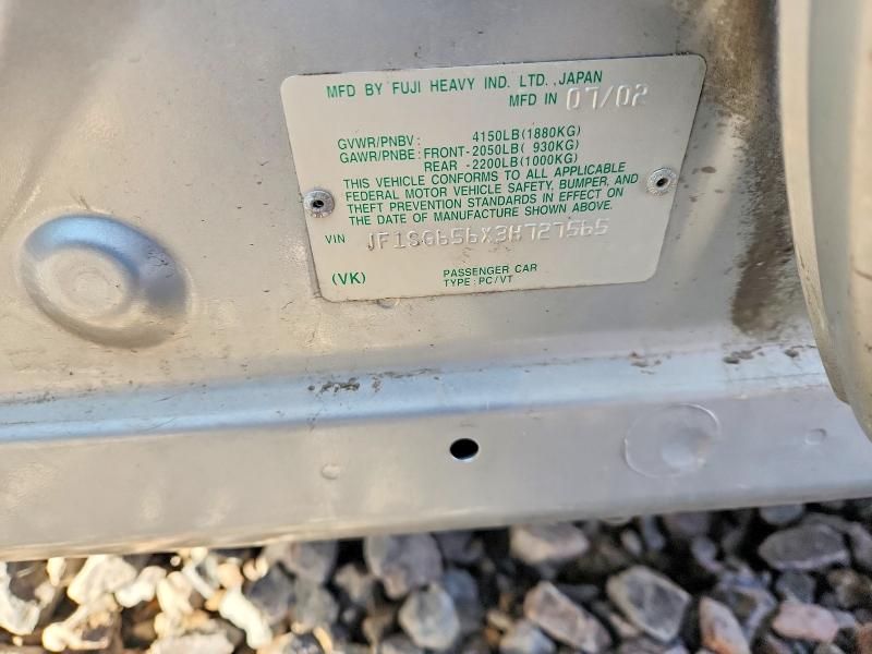 2003 Subaru Forester 2.5xs