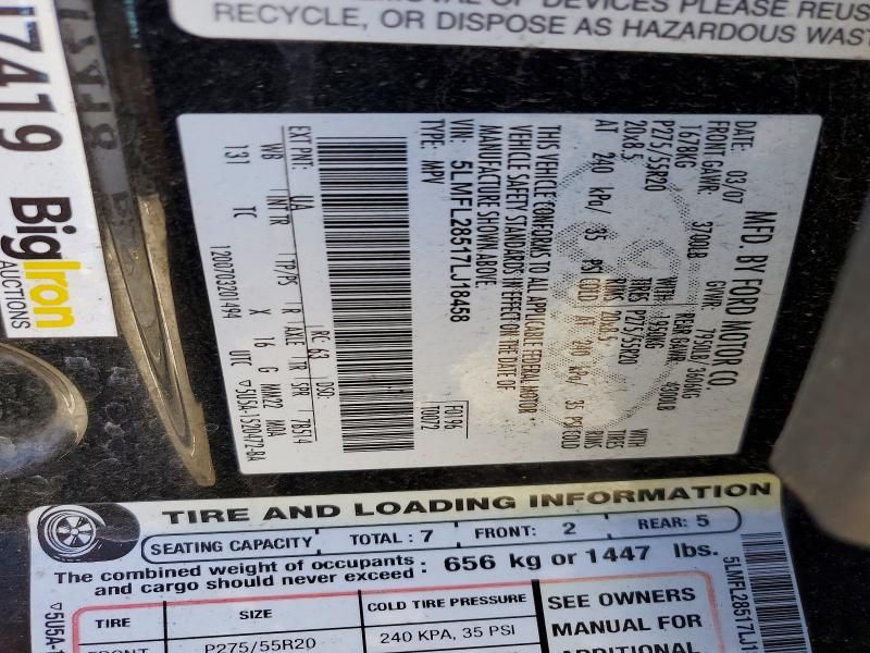 2007 Lincoln Navigator l