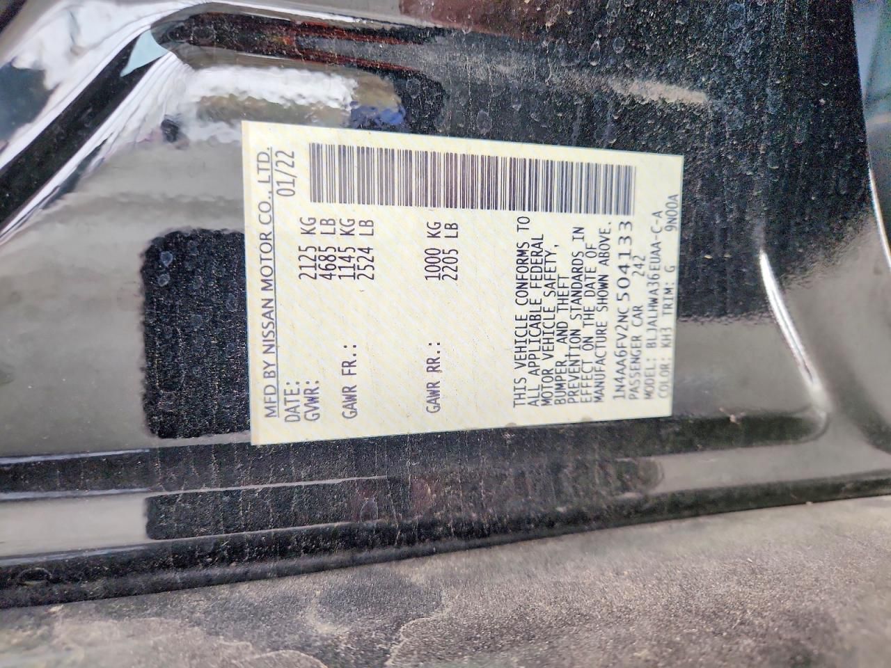 2022 Nissan Maxima Platinum