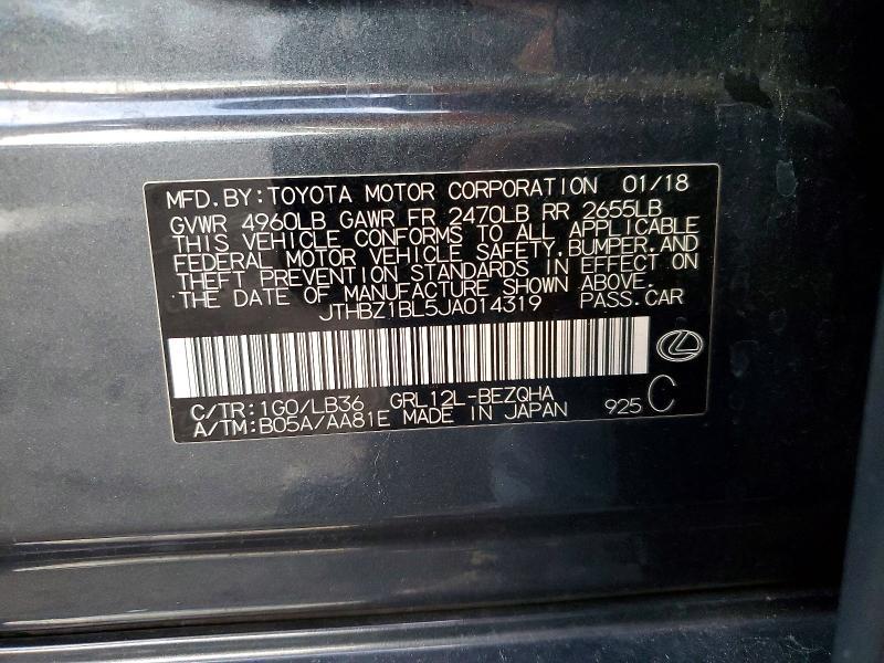 2018 Lexus Gs 350 Base