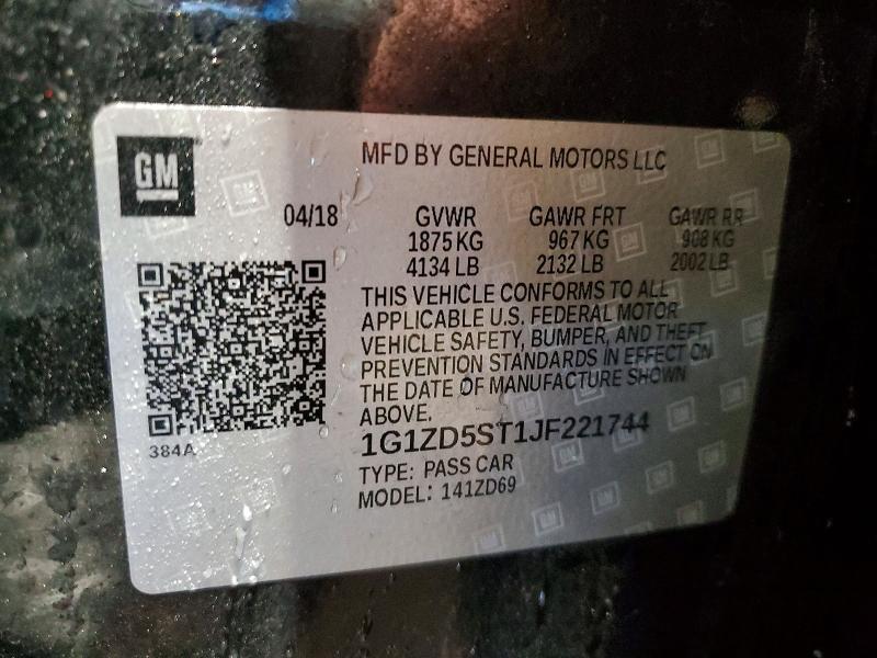 2018 Chevrolet Malibu lt