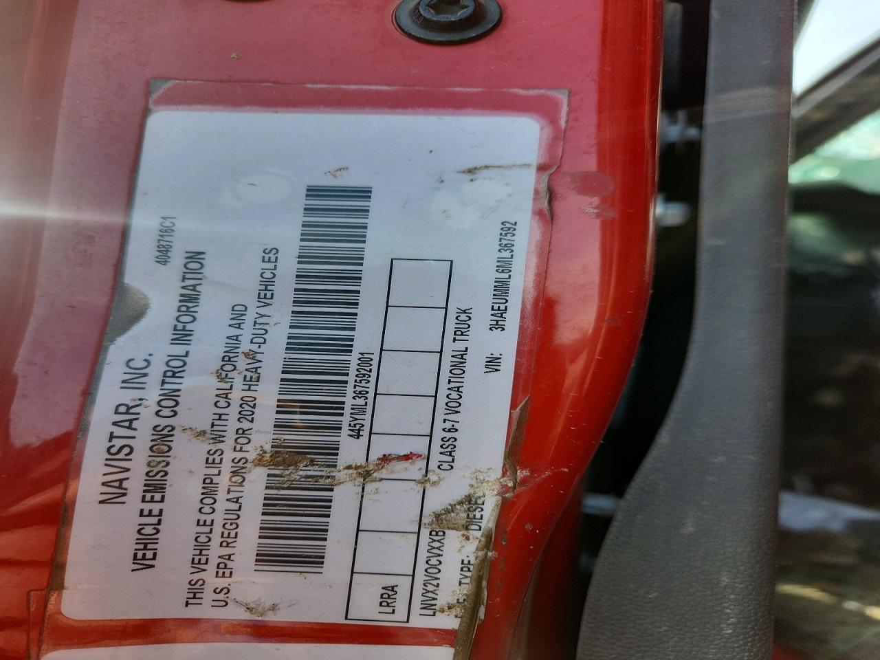 2021 International MV607