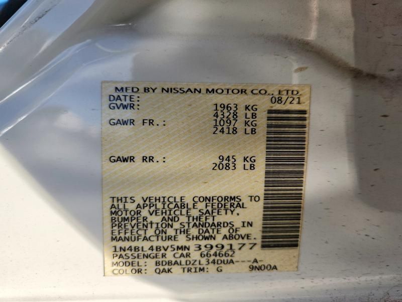 2021 Nissan Altima s