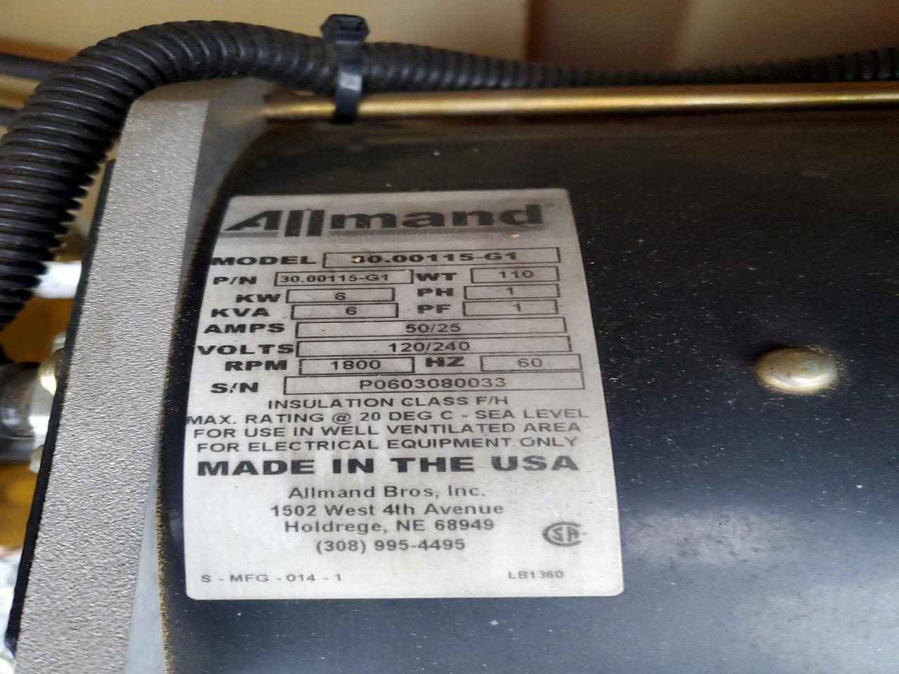 2006 Unknown 2006 Allmand 30-00115-G1 Light Plant