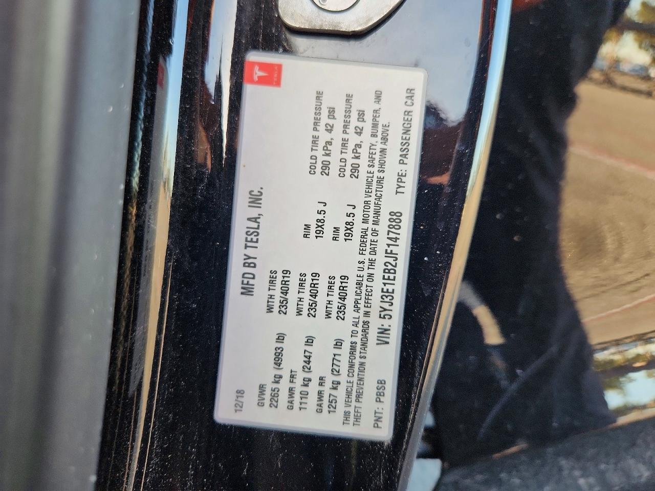 2018 Tesla Model 3