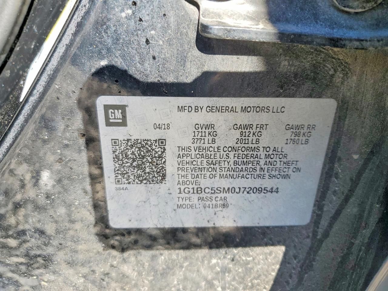 2018 Chevrolet Cruze ls