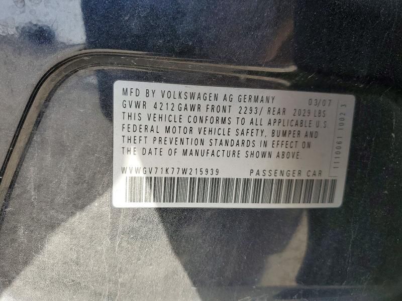 2007 Volkswagen New gti