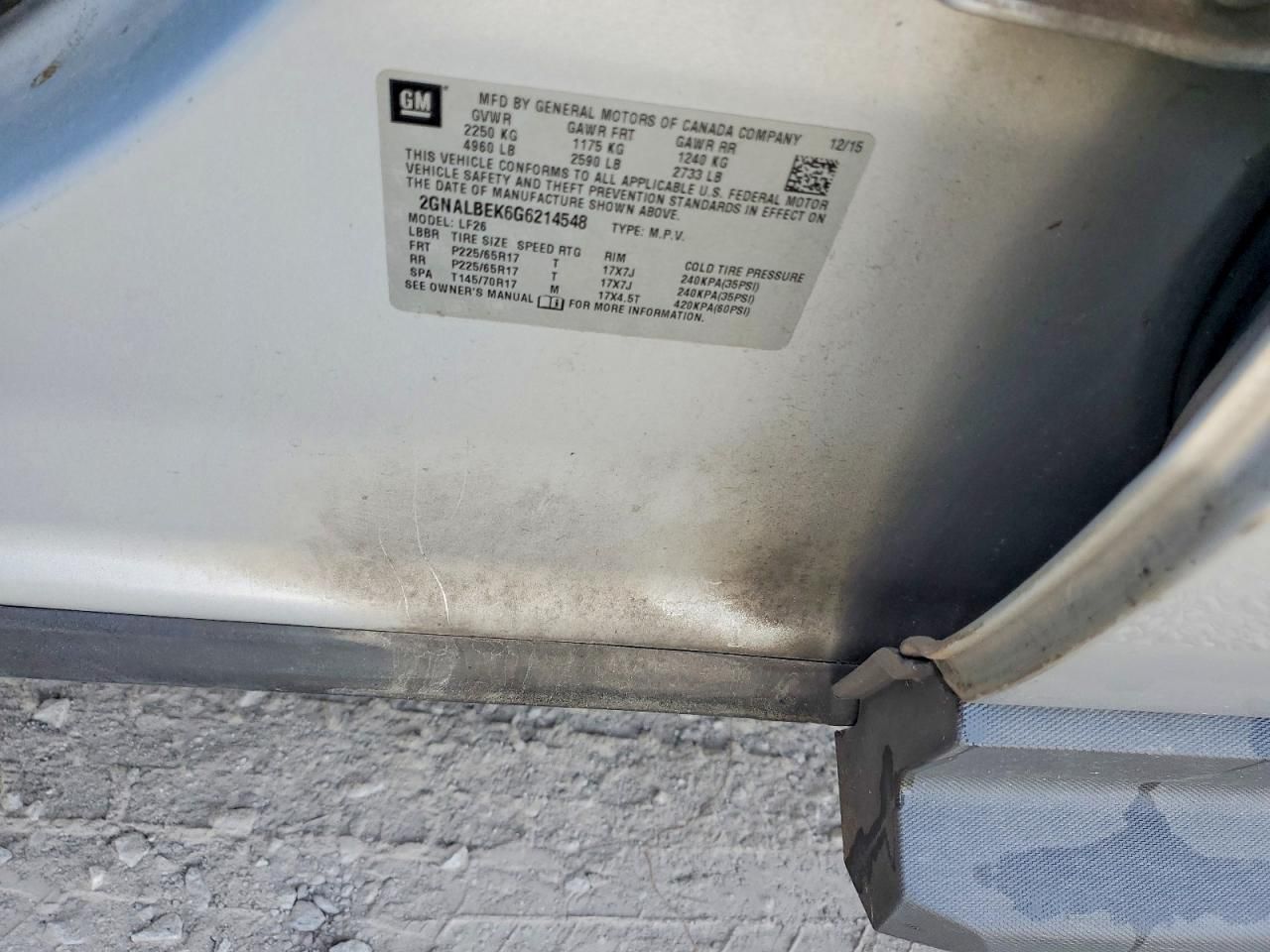 2016 Chevrolet Equinox ls