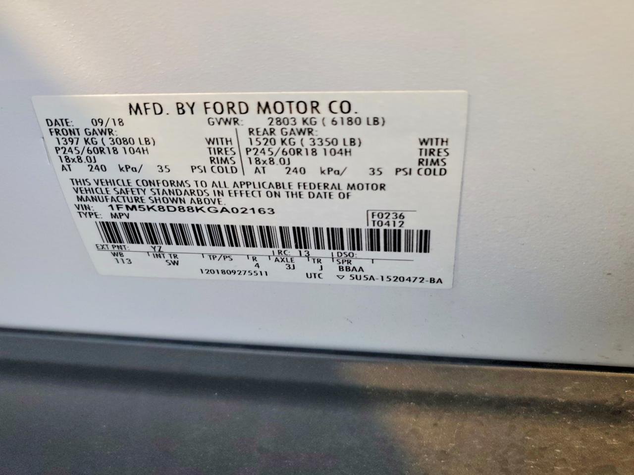2019 Ford Explorer xlt