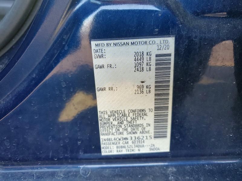 2021 Nissan Altima sr