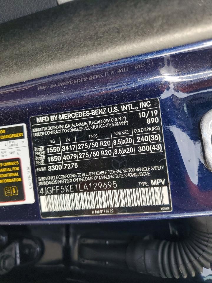 2020 Mercedes-Benz Gls 450 4matic