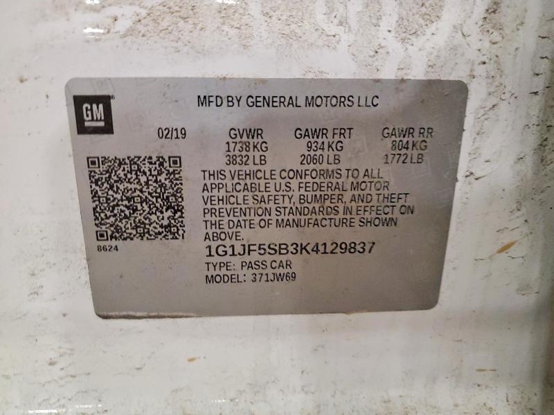 2019 Chevrolet Sonic Premier