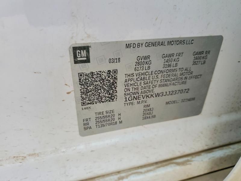 2018 Chevrolet Traverse High Country