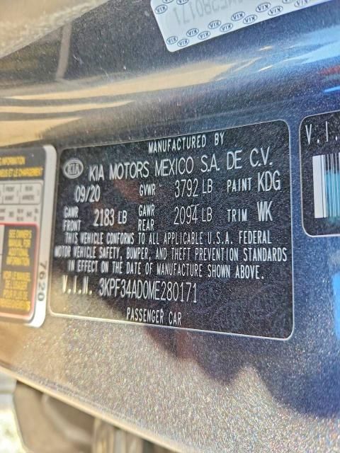 2021 KIA Forte gt Line