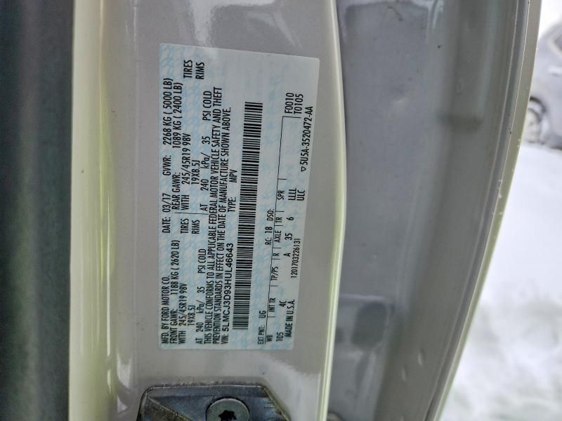 2017 Lincoln Mkc Reserve