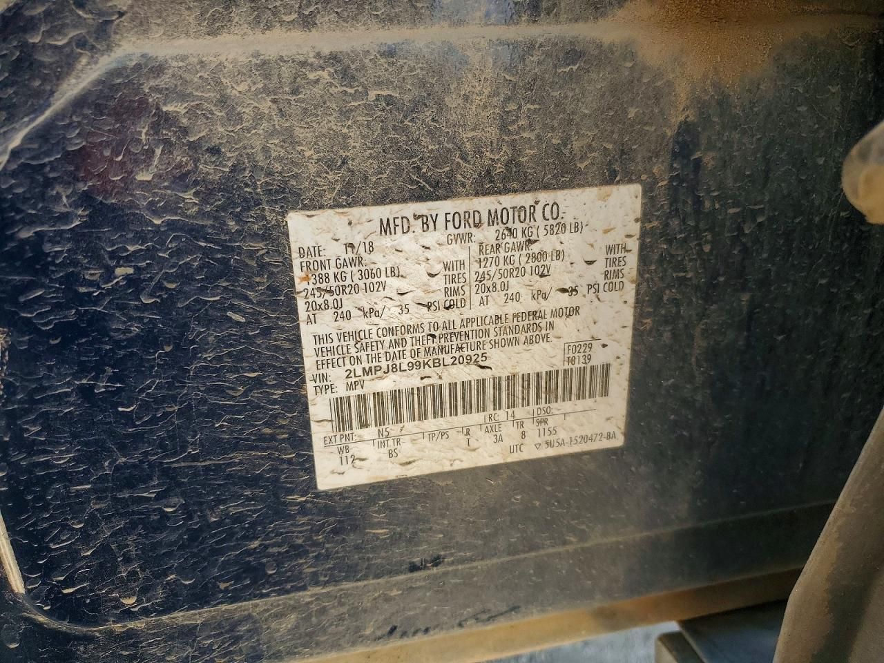 2019 Lincoln Nautilus Reserve