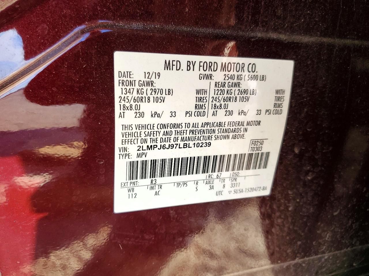 2020 Lincoln Nautilus