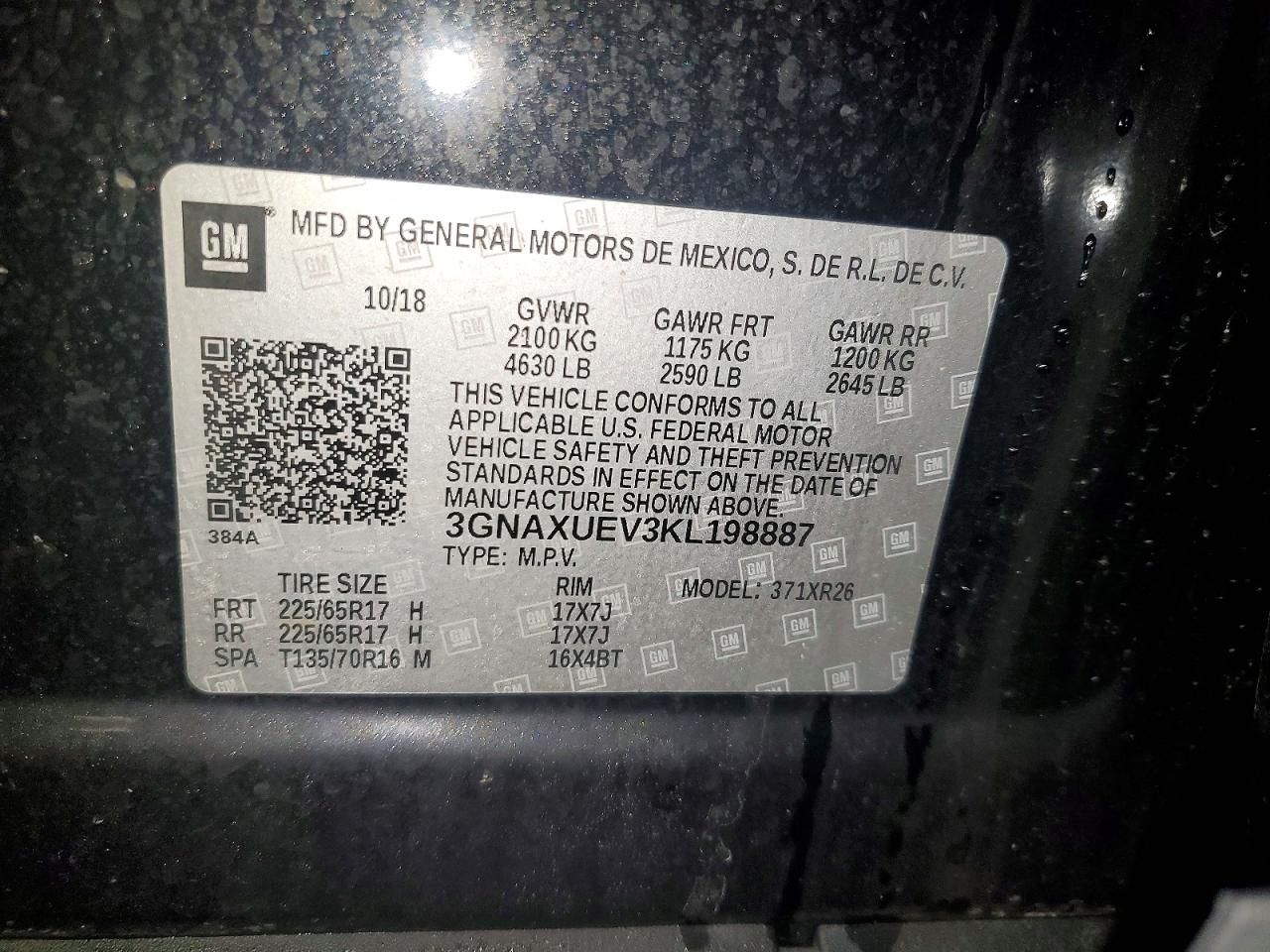 2019 Chevrolet Equinox lt