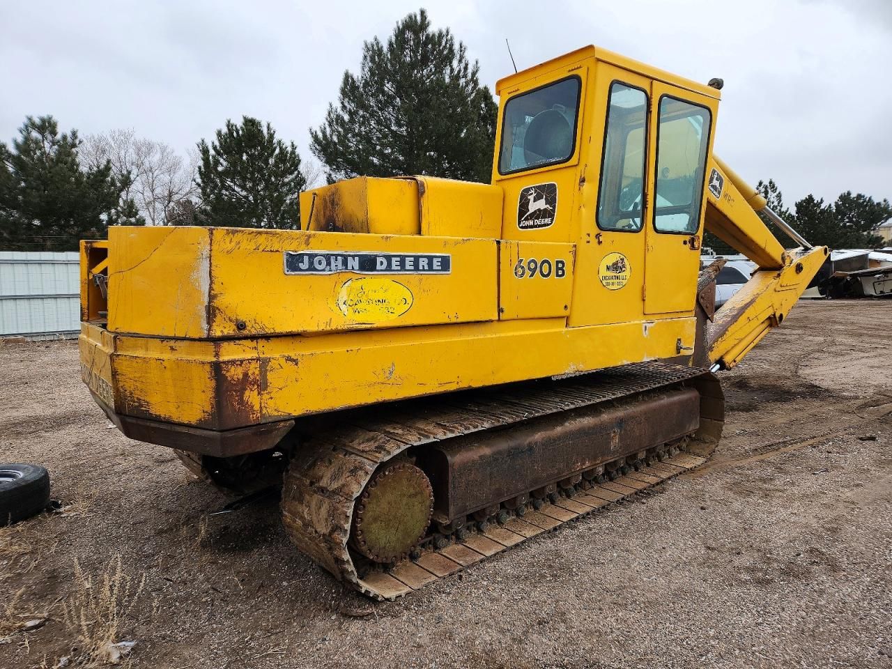 1980 John Deere Tractor-Excavator