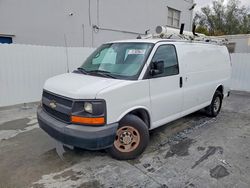 Chevrolet salvage cars for sale: 2013 Chevrolet Express G2500
