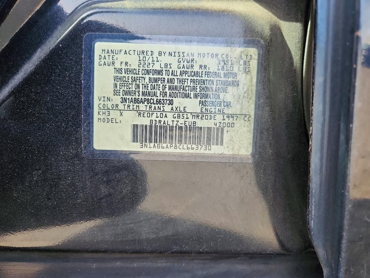 2012 Nissan Sentra 2.0