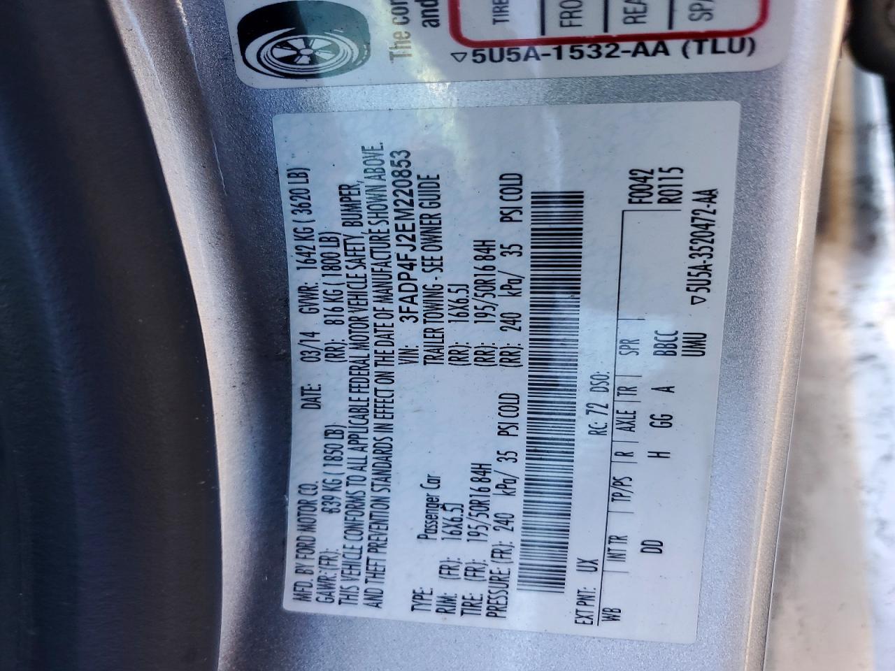 2014 Ford Fiesta Titanium