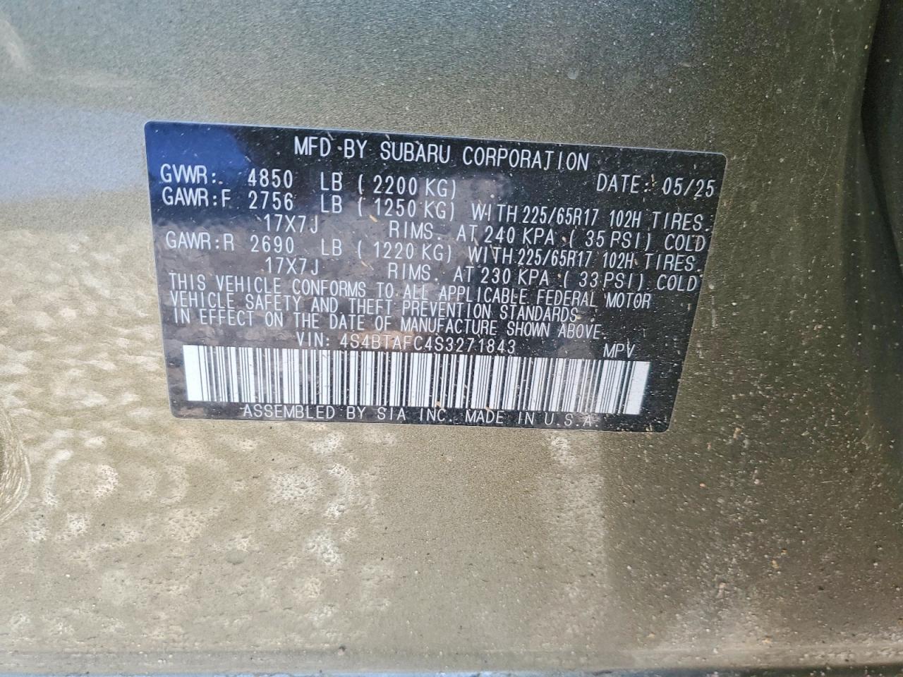 2025 Subaru Outback Premium