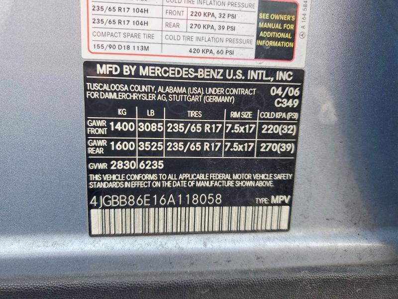 2006 Mercedes-Benz Ml 350
