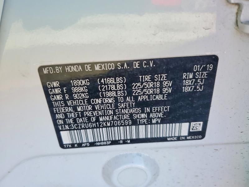 2019 Honda Hr-v Sport