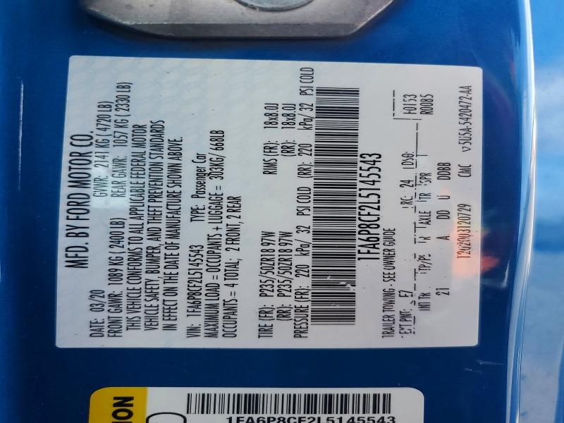 2020 Ford Mustang gt