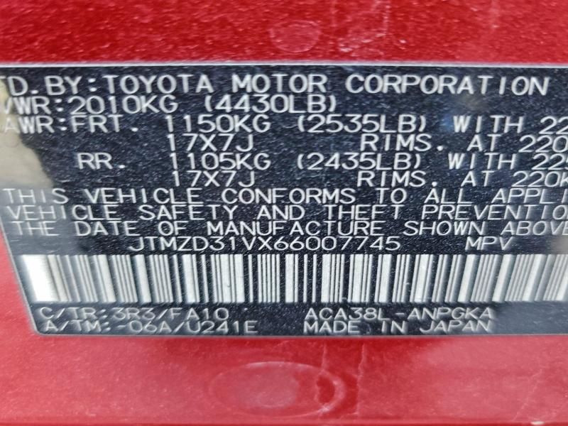 2006 Toyota Rav4 Limited